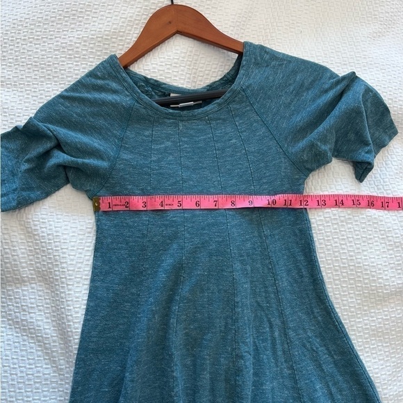 Ganni Cotton Slub A-Line Swing Dress - Picture 9 of 13